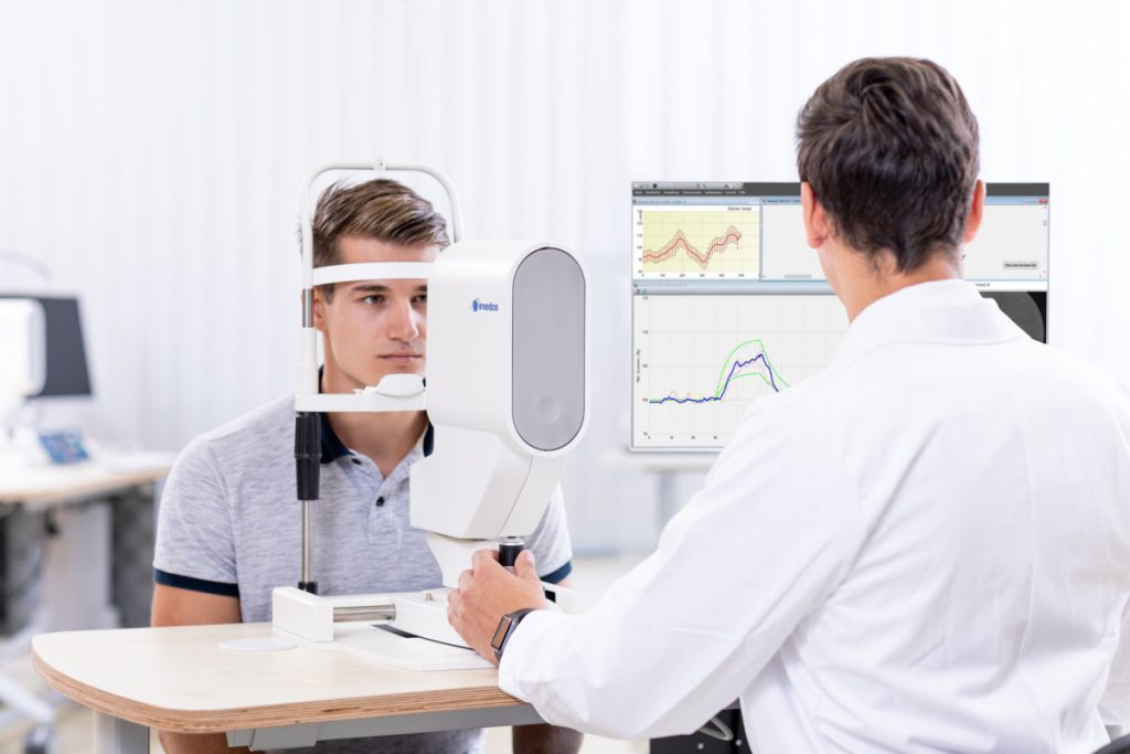 A look into the eye is enough - The examination with the IDA system from Imedos